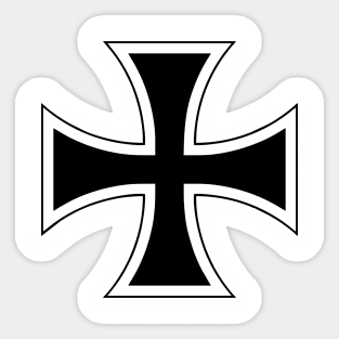 German Iron Cross WW2 Sticker